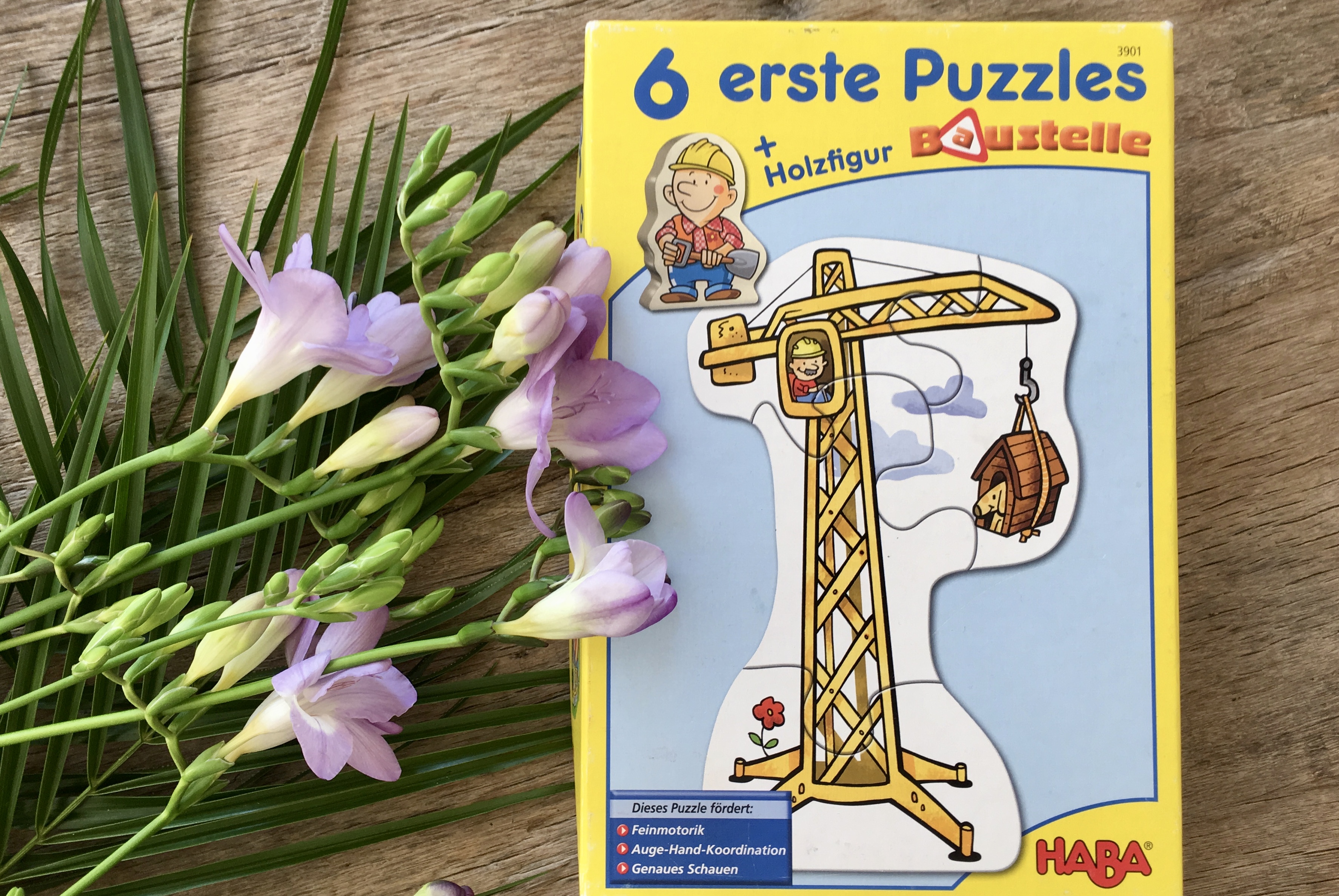 6 erste Puzzles - Baustelle