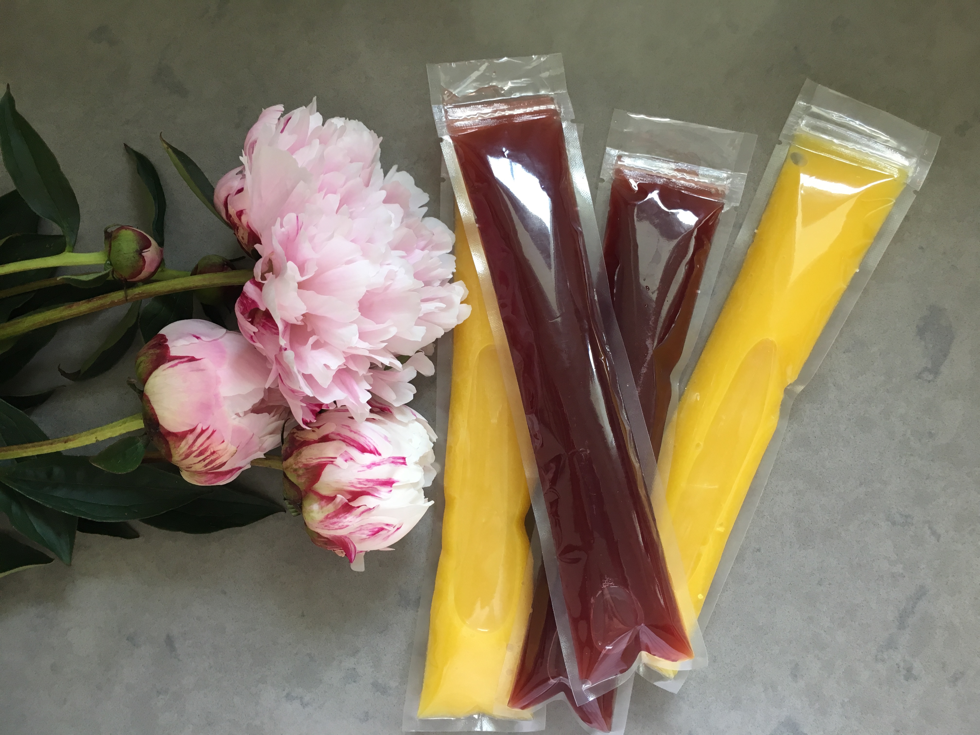 schnelles Eis aus Saft selber machen