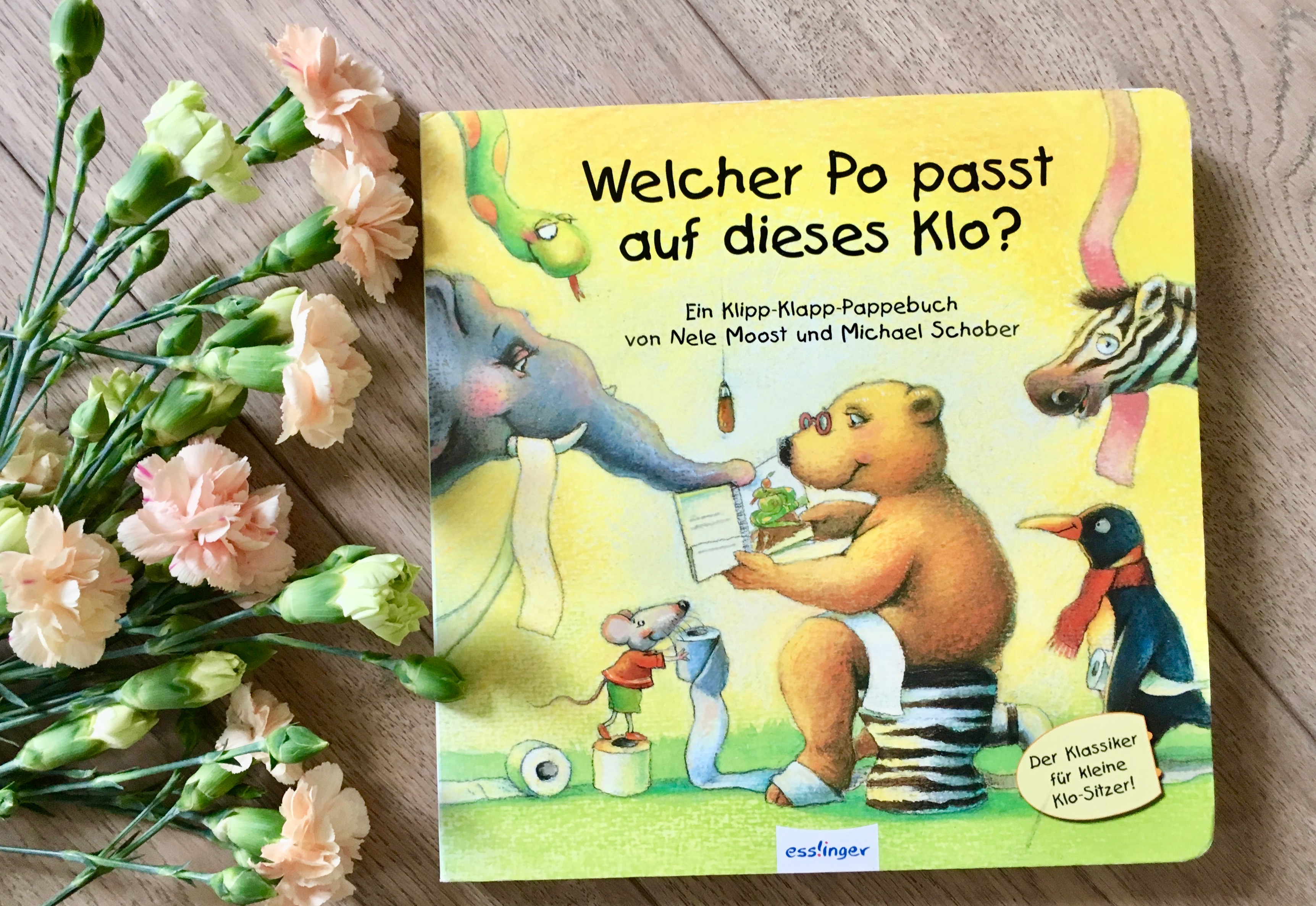 Welcher Po passt auf dieses Klo? von Nele Moost (Text) und Michael Schober (Illustration)