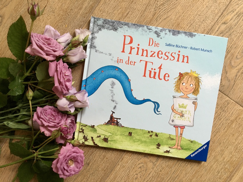 Die Prinzessin in der Tüte von Robert Munsch (Text) und SaBine Büchner (Illustration)