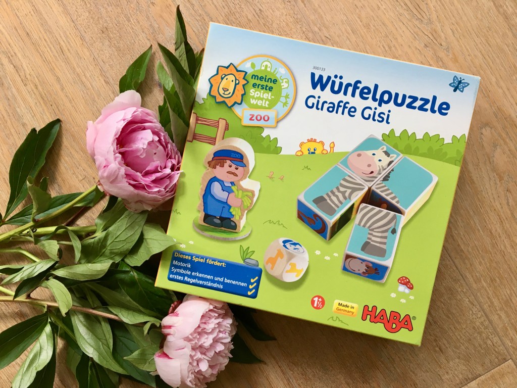 Würfelpuzzle Giraffe Gisi